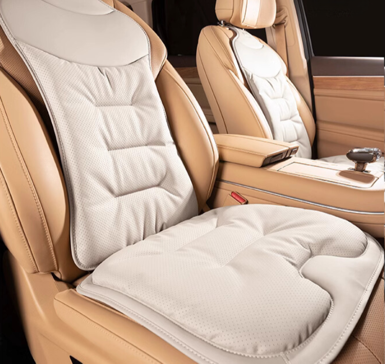 Comfort Car Seat Pad with Back Support & Cooling – Long Drives, Travel