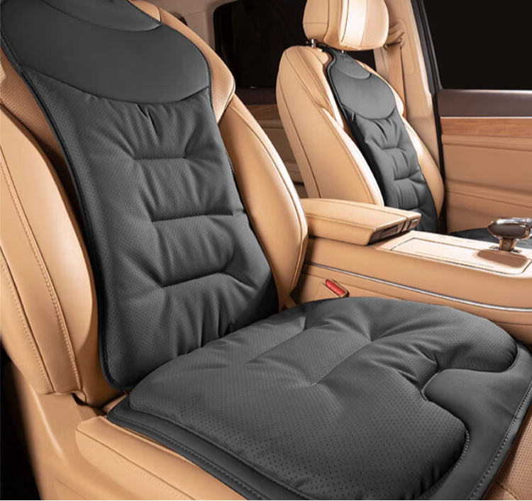 Comfort Car Seat Pad with Back Support & Cooling – Long Drives, Travel