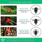 Cordless Brush Cutter 21V with Adjustable Handle – Garden Trimming, Outdoor Maintenance