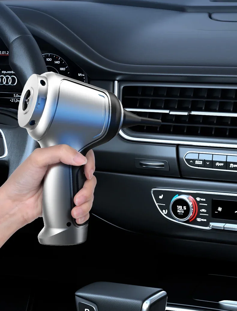 Cordless Car Vacuum Cleaner – Powerful Suction, Compact Design – Car Cleaning, Home Use