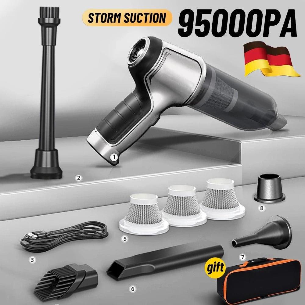Cordless Car Vacuum Cleaner – Powerful Suction, Compact Design – Car Cleaning, Home Use