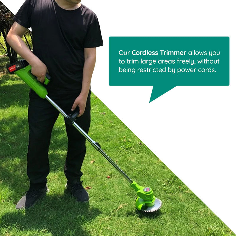 Cordless Electric Grass Trimmer – Effortless Garden Care, Outdoor Maintenance