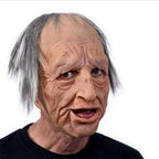 Creepy Old Man Mask – Realistic Latex for Halloween, Costume Parties