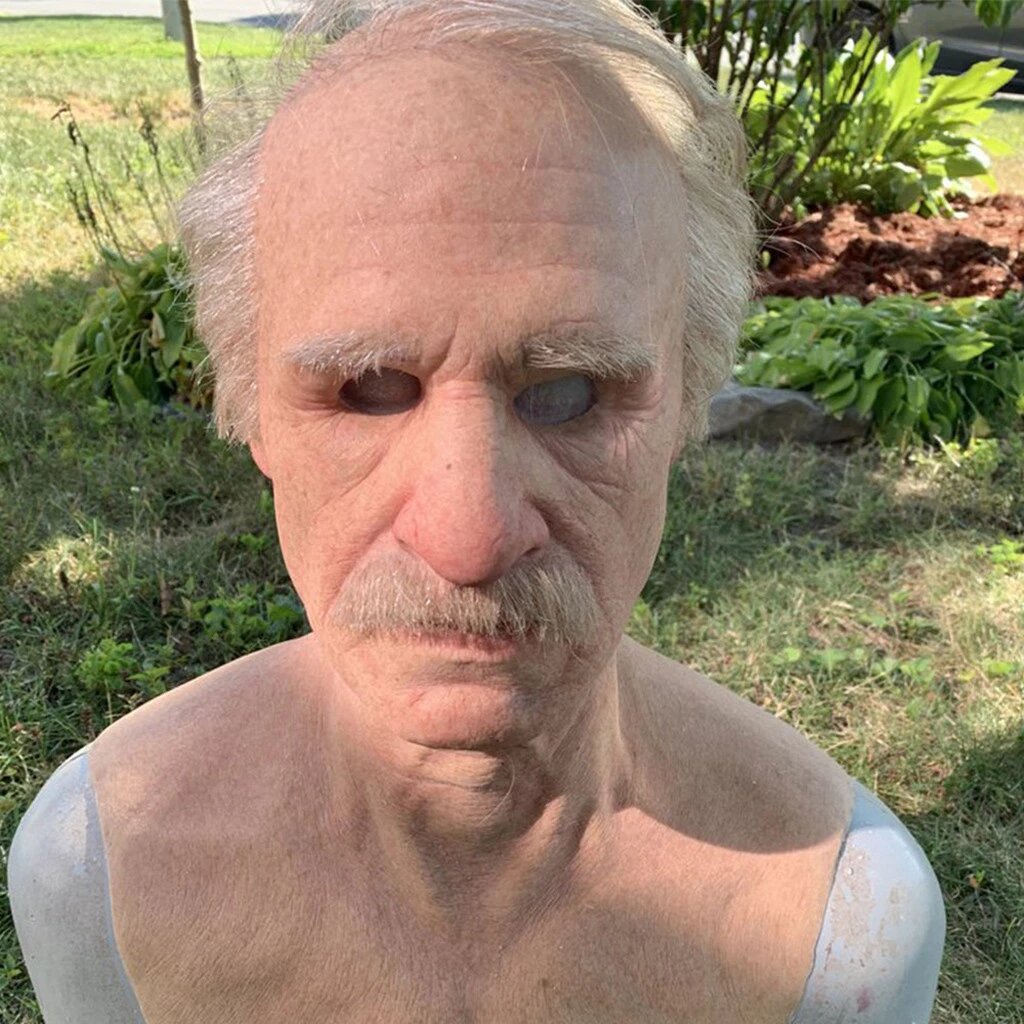Creepy Old Man Mask – Realistic Latex for Halloween, Costume Parties