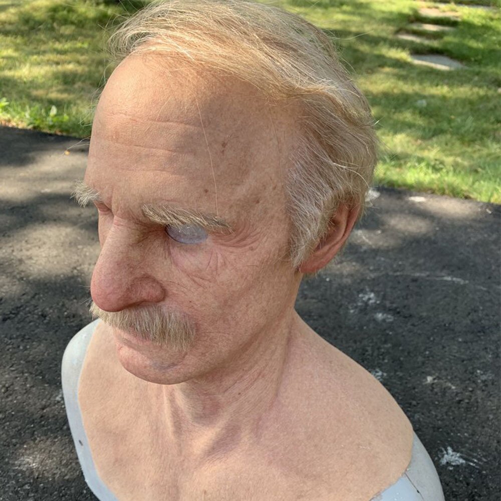 Creepy Old Man Mask – Realistic Latex for Halloween, Costume Parties
