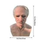 Creepy Old Man Mask – Realistic Latex for Halloween, Costume Parties