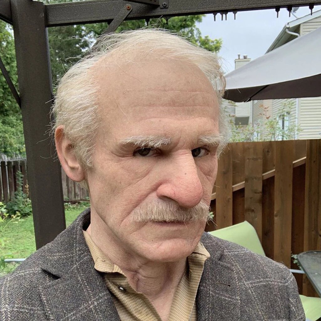 Creepy Old Man Mask – Realistic Latex for Halloween, Costume Parties
