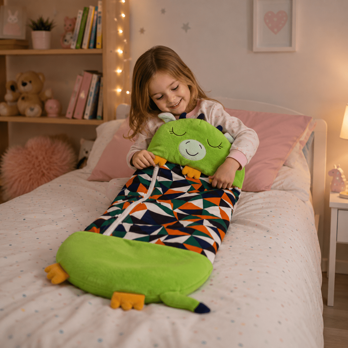 Cuddly Toy with Cozy Sleeping Bag – Comfort, Travel