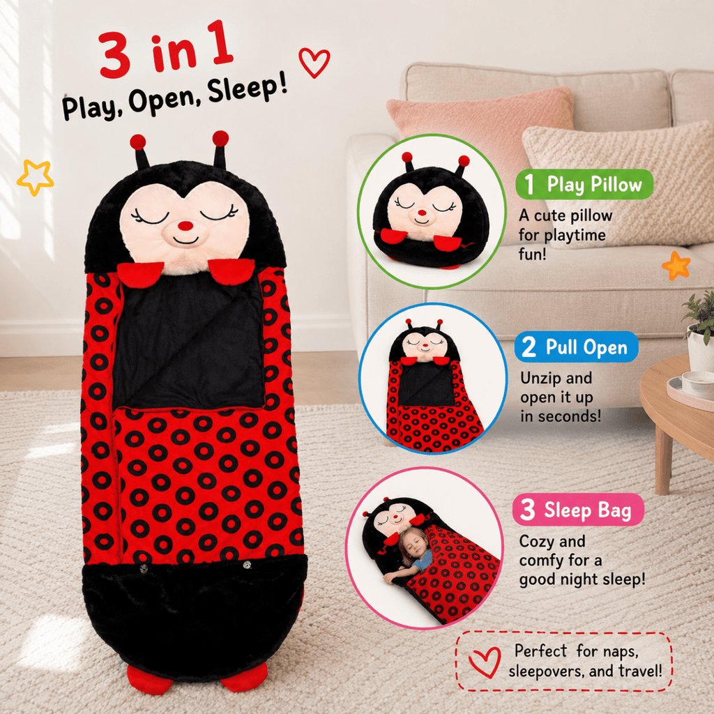 Cuddly Toy with Cozy Sleeping Bag – Comfort, Travel