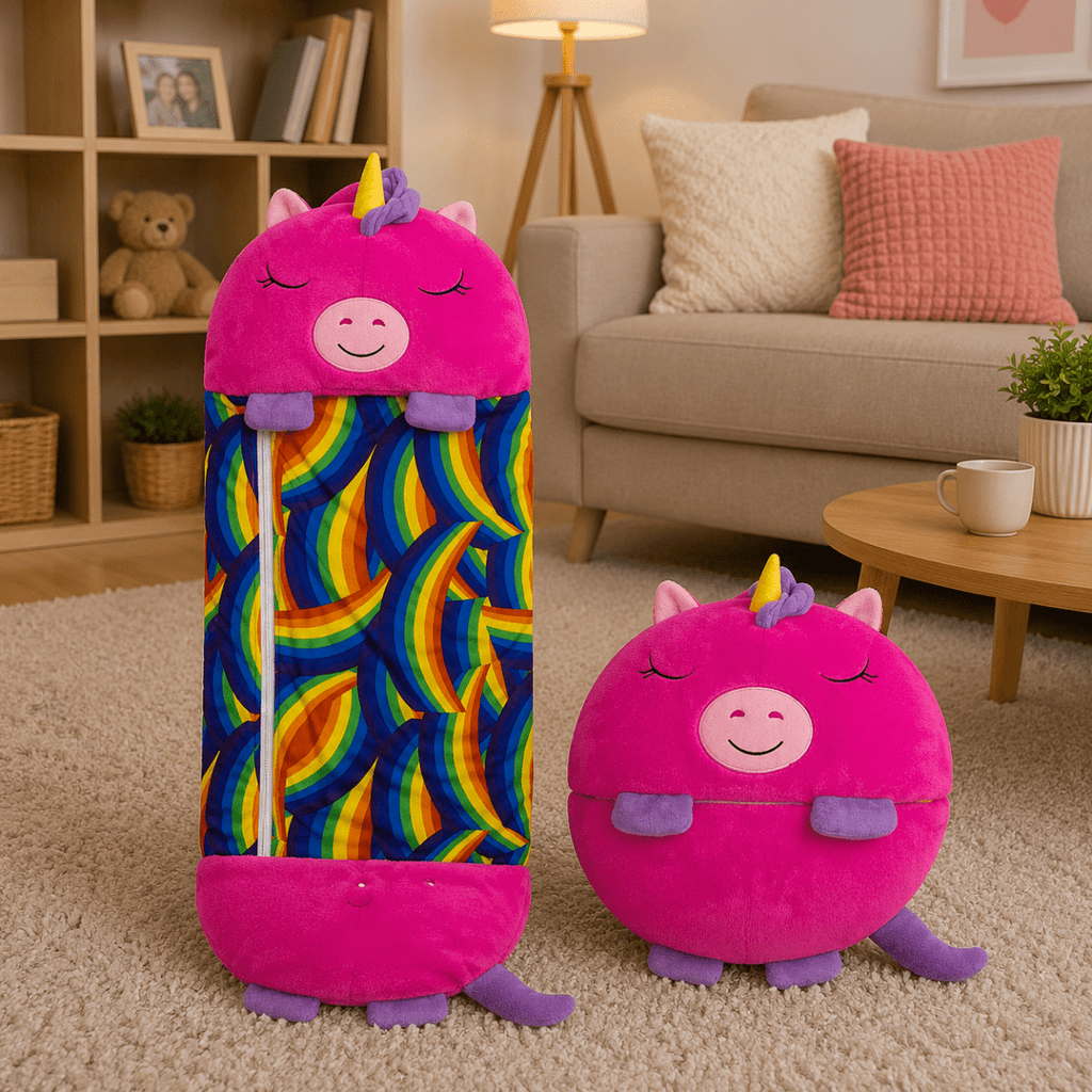 Cuddly Toy with Cozy Sleeping Bag – Comfort, Travel