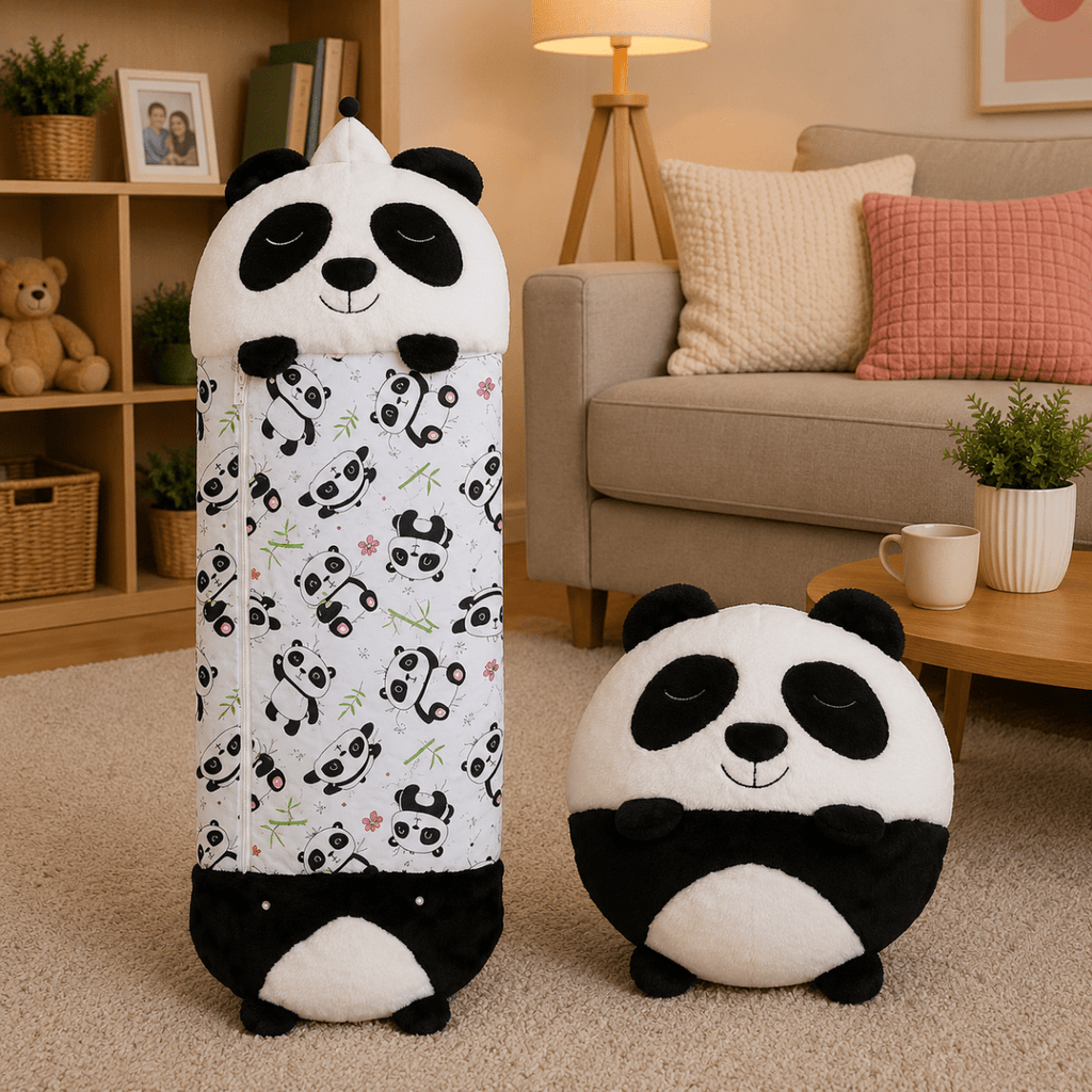 Cuddly Toy with Cozy Sleeping Bag – Comfort, Travel