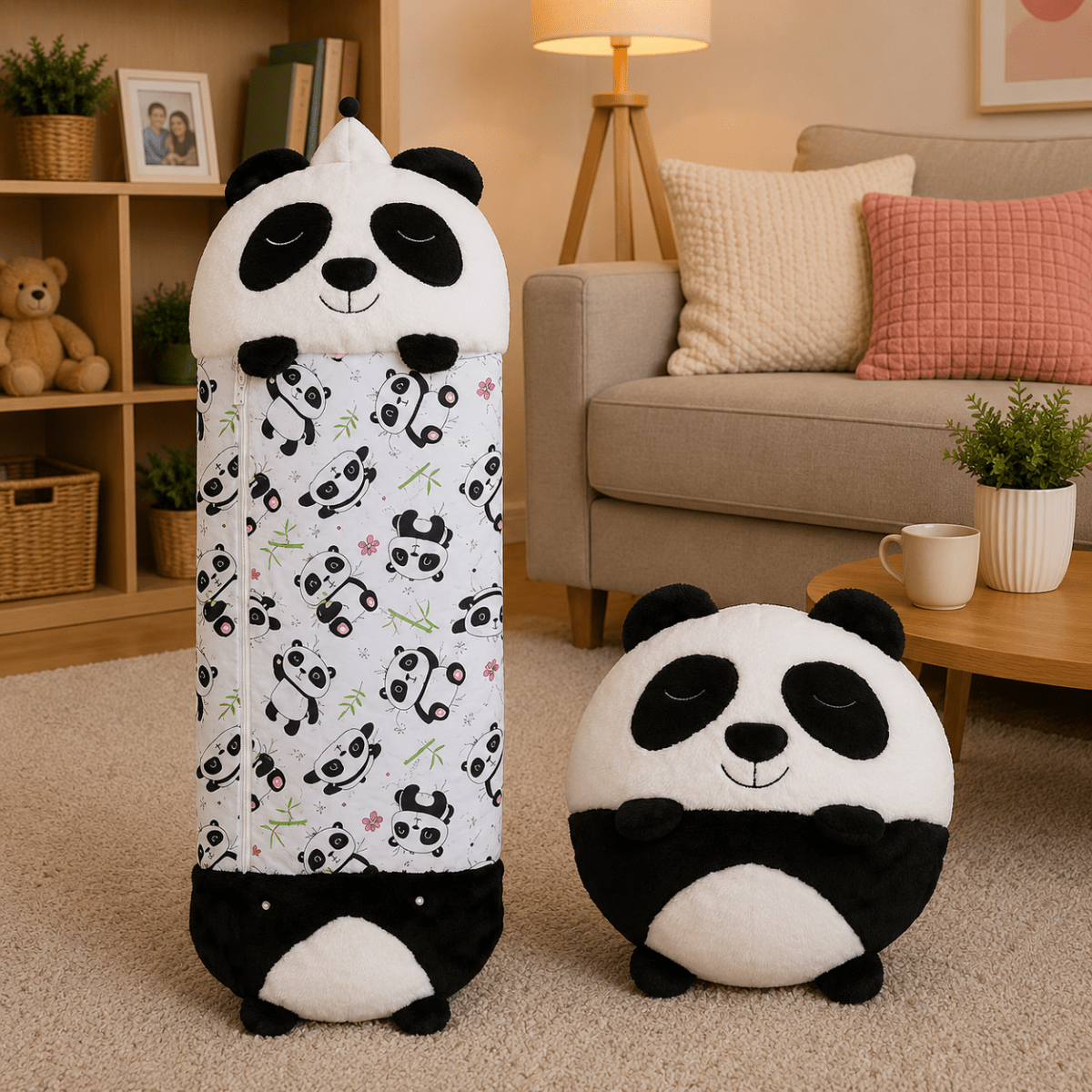 Cuddly Toy with Cozy Sleeping Bag – Comfort, Travel