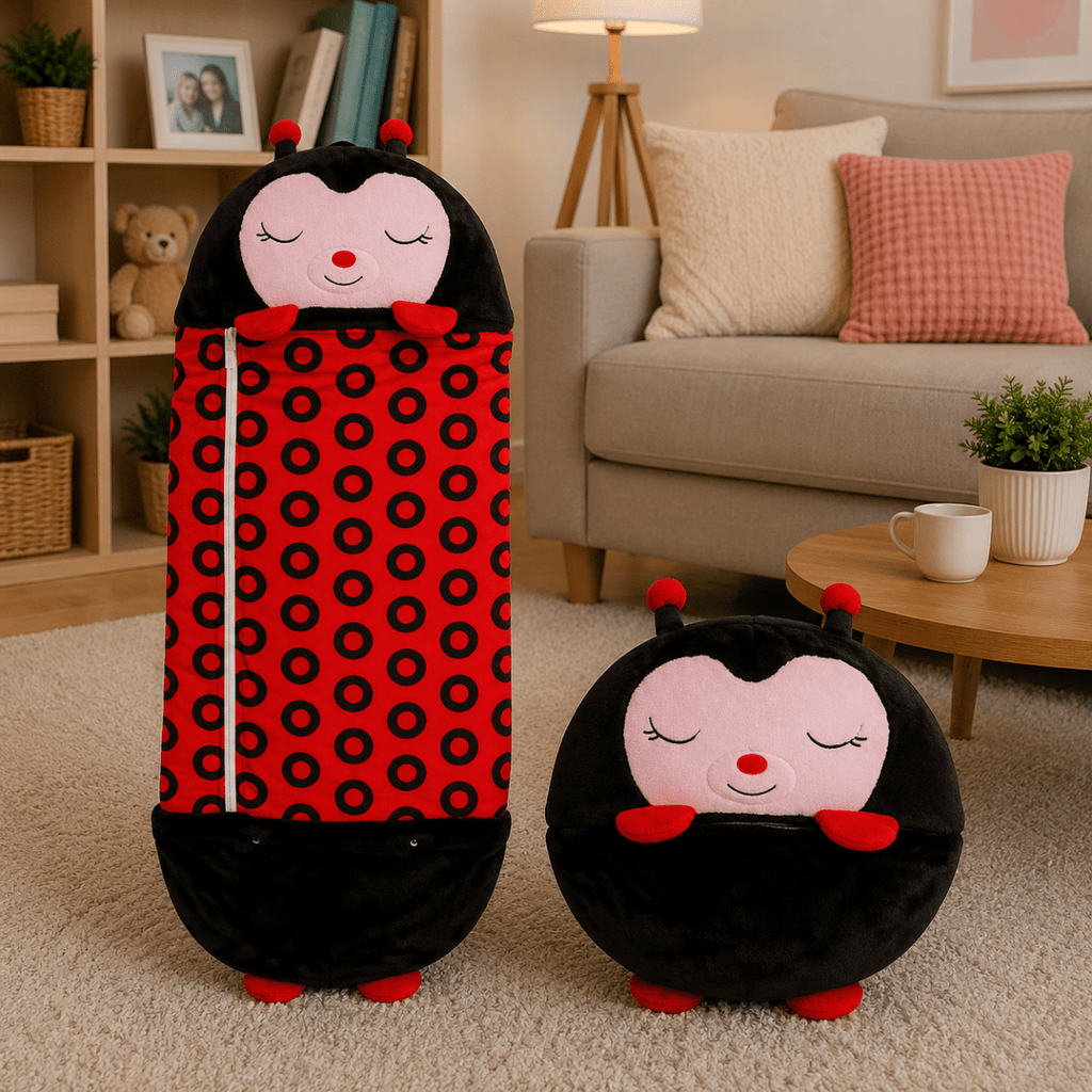 Cuddly Toy with Cozy Sleeping Bag – Comfort, Travel