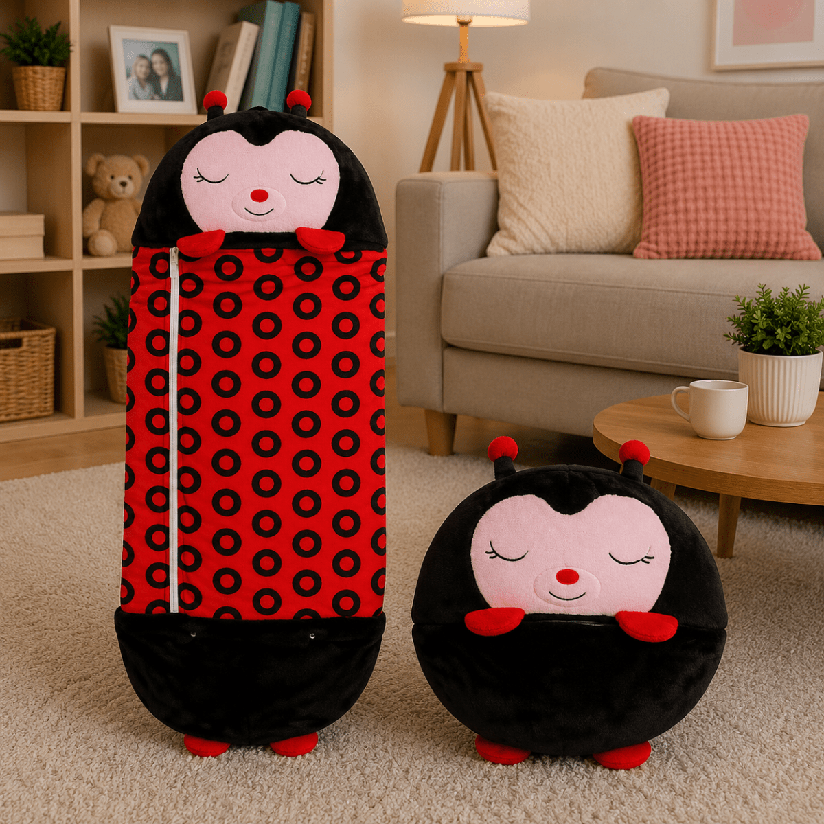 Cuddly Toy with Cozy Sleeping Bag – Comfort, Travel
