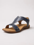 Cushioned T-Strap Sandals for Women UK – Walking Holiday Wear Evening