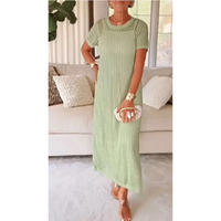 Cut-Out Long Maxi Dress with Free Inner Dress for Casual or Formal Wear