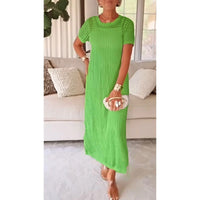 Cut-Out Long Maxi Dress with Free Inner Dress for Casual or Formal Wear