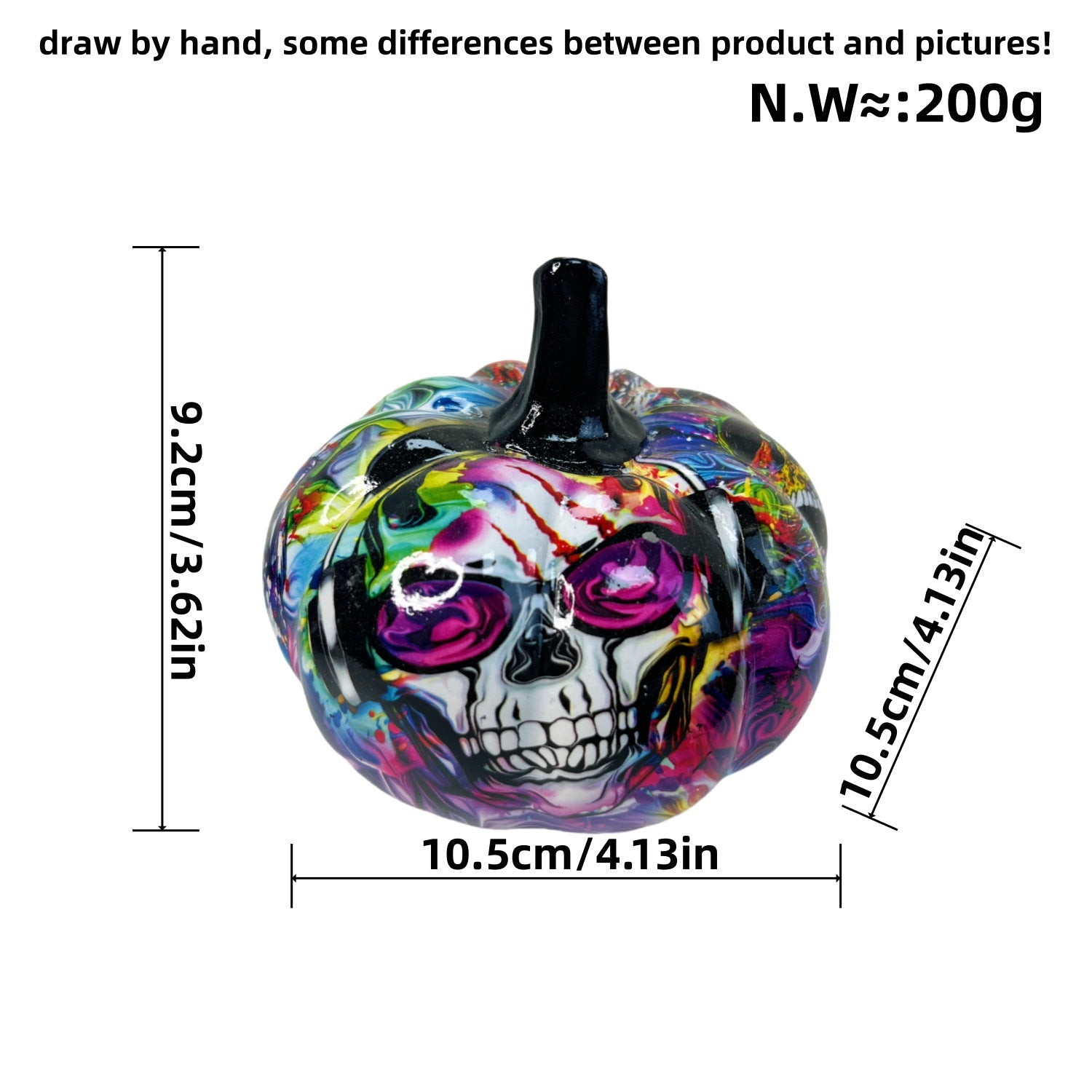 Decorative Pumpkin Figure – Autumn Decor, Halloween Decoration