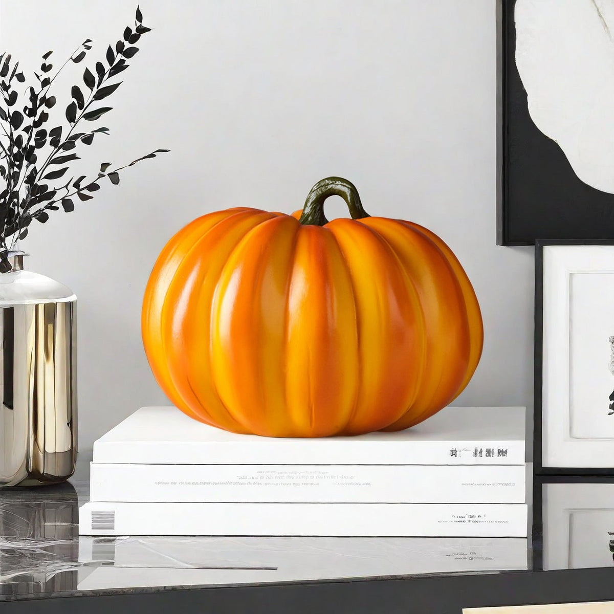 Decorative Pumpkin Figure – Autumn Home Decor, Seasonal Decoration