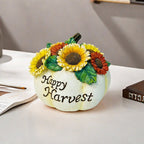 Decorative Pumpkin Sculpture – Autumn Home Decor, Halloween Decoration
