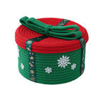Decorative Storage Basket with Christmas Motif – Holiday Decor, Home Organization