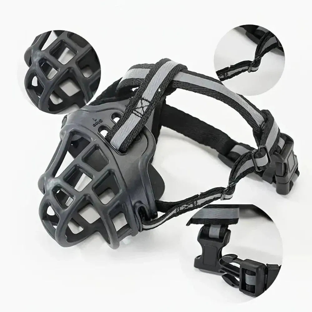 Dog Muzzle – SecureFit for Small/Large Dogs, Training, Travel