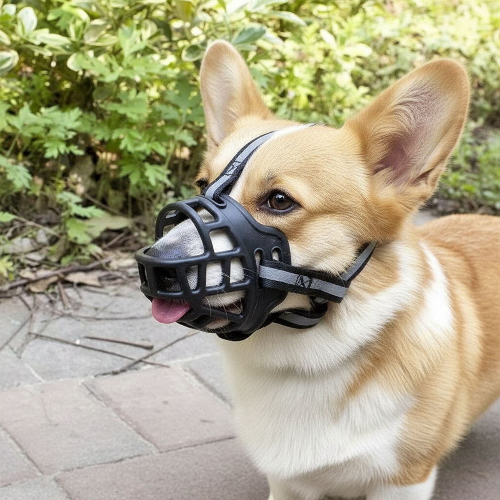 Dog Muzzle – SecureFit for Small/Large Dogs, Training, Travel