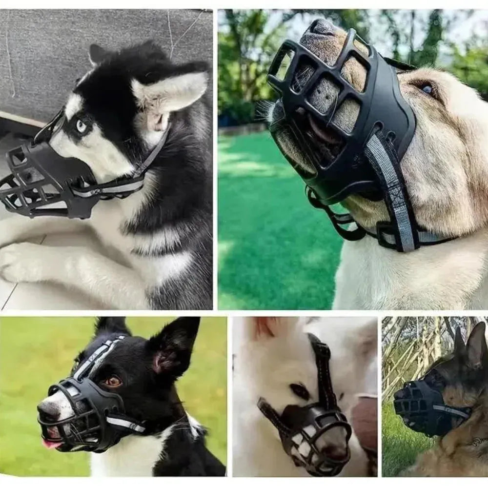 Dog Muzzle – SecureFit for Small/Large Dogs, Training, Travel