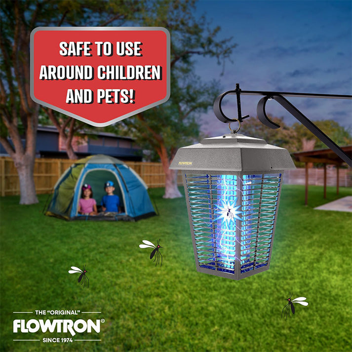 Flowtron Electric Bug Zapper 80W – Outdoor Pest Control, Garden Protection