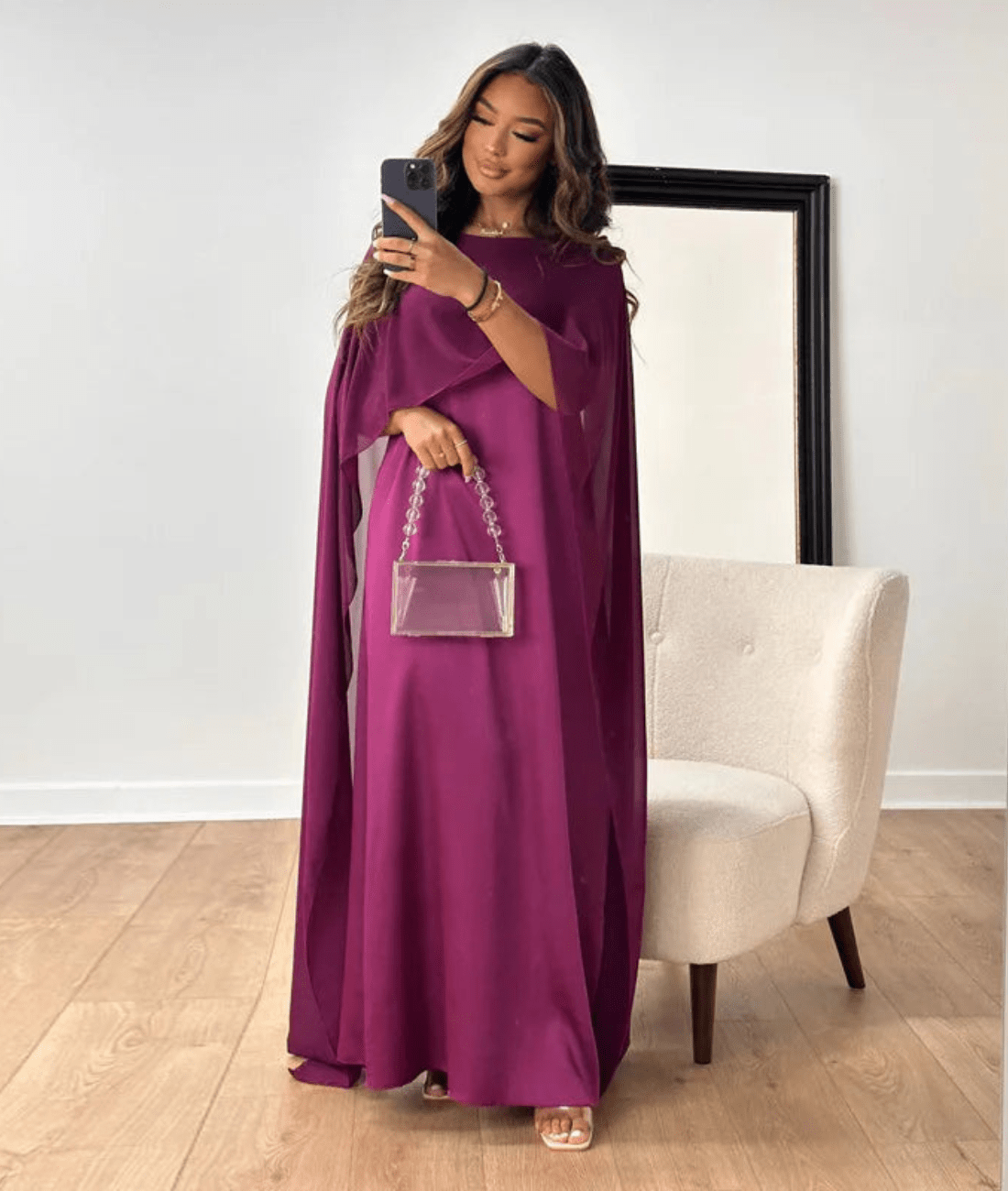 Draped Sleeve Abaya | Elegant Women's Fashion for Modest Wear