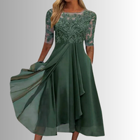 Elegant Lace Dress for Women | Stylish Evening Wear | Classic Fit