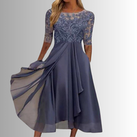 Elegant Lace Dress for Women | Stylish Evening Wear | Classic Fit