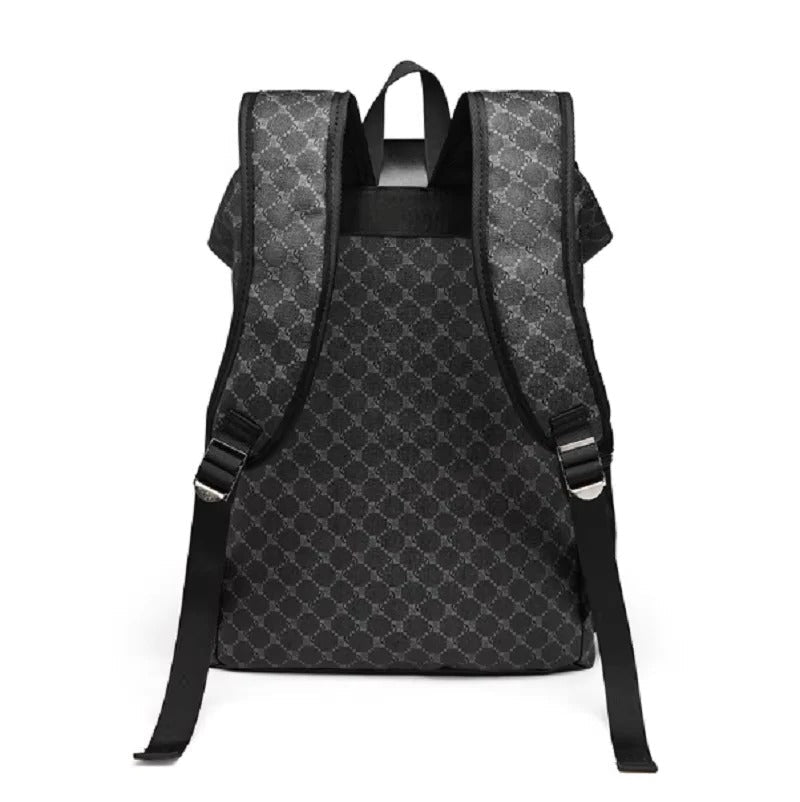 Elegant Leather Laptop Backpack with Cushioned Straps – Work, Travel