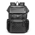 Elegant Leather Laptop Backpack with Cushioned Straps – Work, Travel