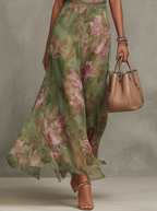 Elegant Summer Floral Dress | Lightweight Fabric | Casual Wear