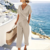 Elegant Two-Piece Set in Soft Fabric for Casual or Formal Wear