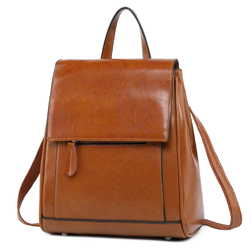 Elegant Women's Backpack – Chic Style in Eco-Leather