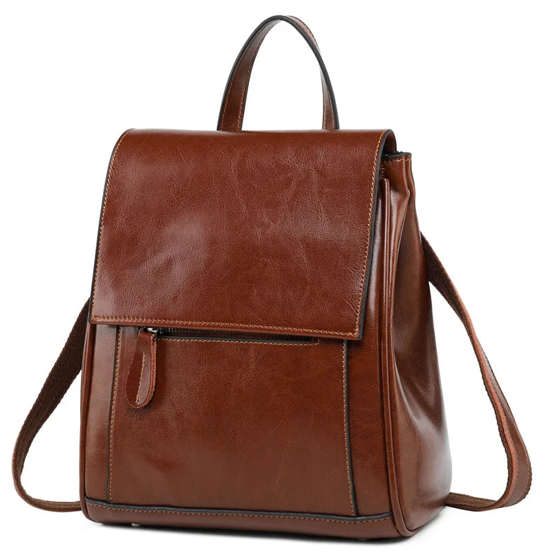Elegant Women's Backpack – Chic Style in Eco-Leather