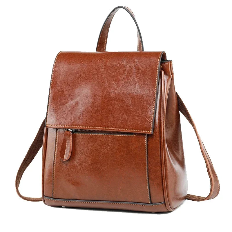 Elegant Women's Backpack – Chic Style in Eco-Leather