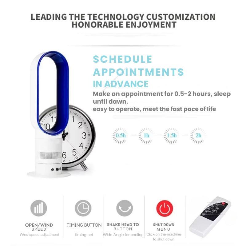 Energy-Efficient Bladeless Tower Fan – Home Office, Relaxation