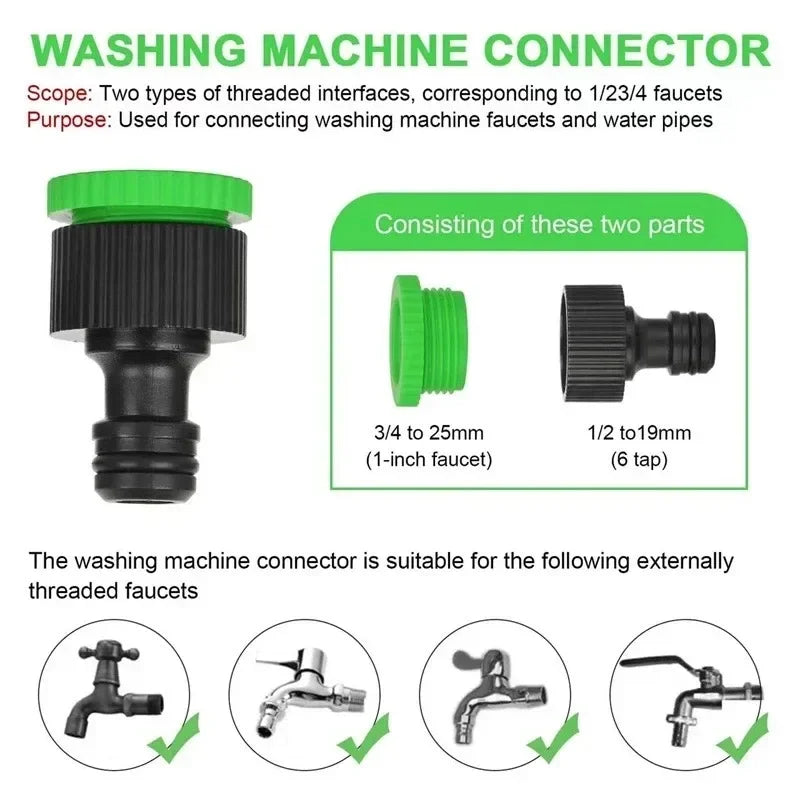 Expandable Garden Hose – Lightweight, Durable – Outdoor Care, Gardening