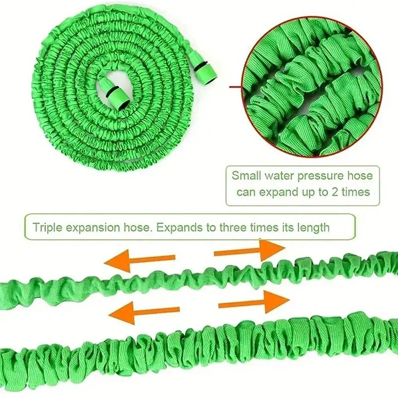 Expandable Garden Hose – Lightweight, Durable – Outdoor Care, Gardening