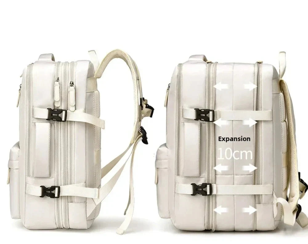 Expandable Women's Travel Backpack | Ideal Carry-On Luggage for Air Travel