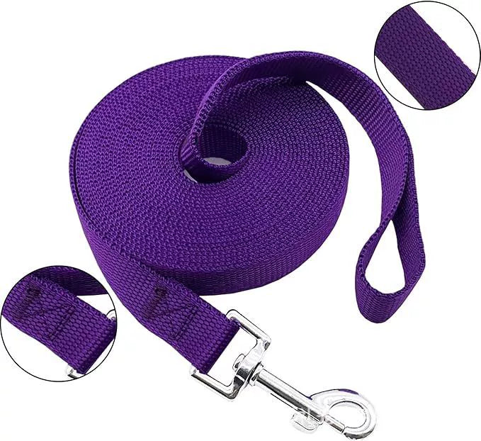 Extra Long Waterproof Dog Lead with Comfy Handle – Training, Outdoor