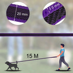 Extra Long Waterproof Dog Lead with Comfy Handle – Training, Outdoor