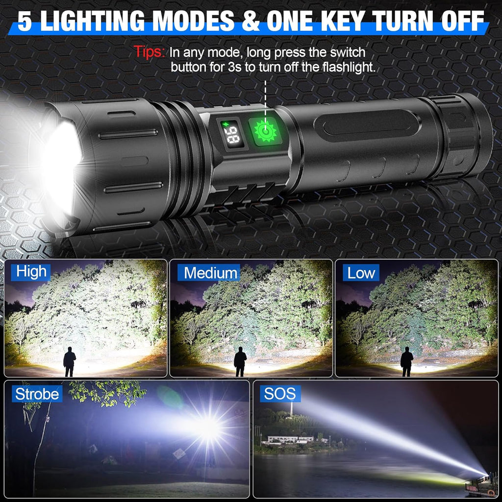 Extremely Bright Flashlight – Outdoor Adventure, Emergency Preparedness
