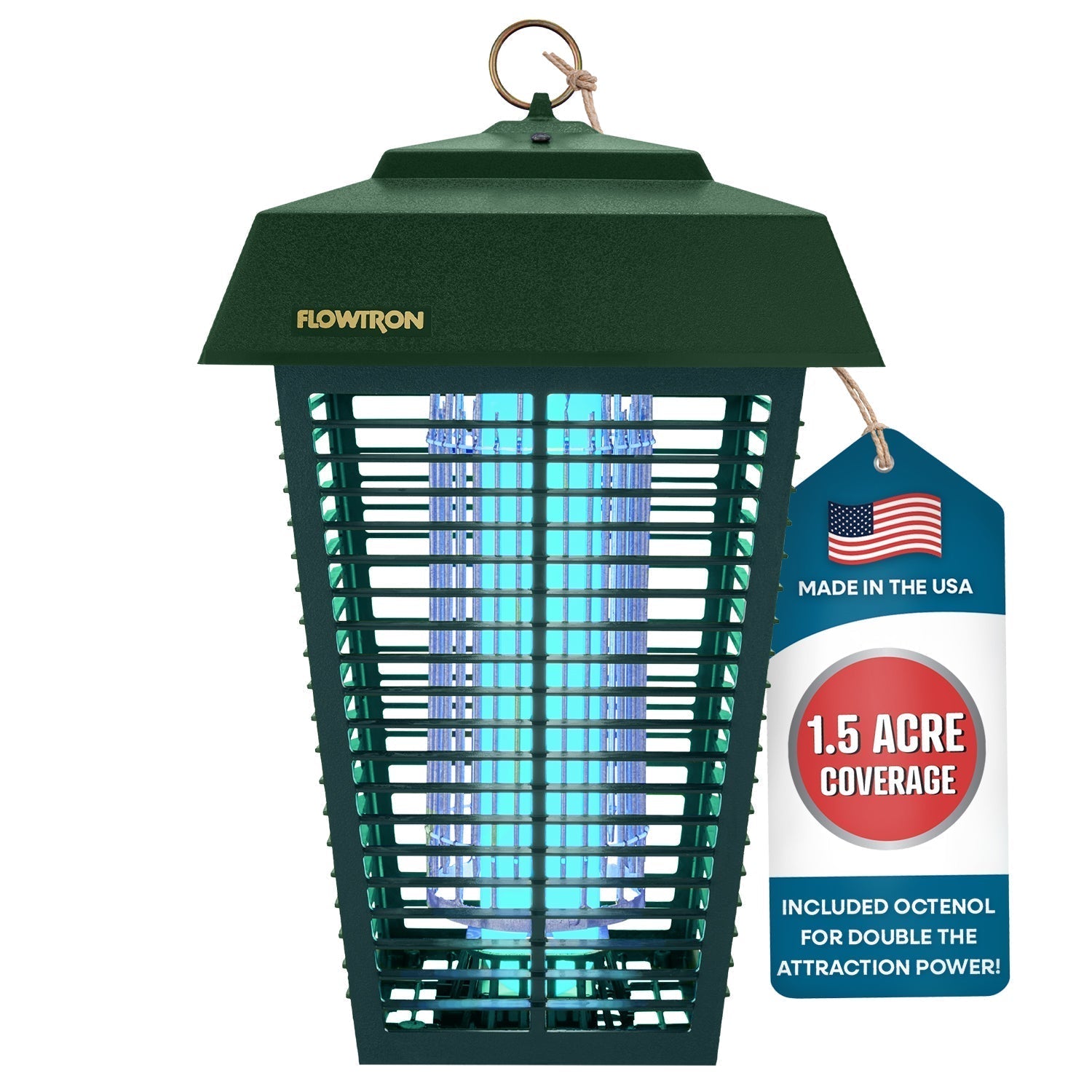 Flowtron Electric Bug Zapper 80W – Outdoor Pest Control, Garden Protection
