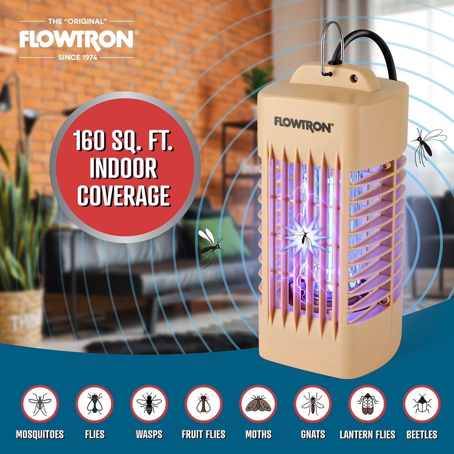 Flowtron Piccolo Insect Killer – Outdoor, Patio