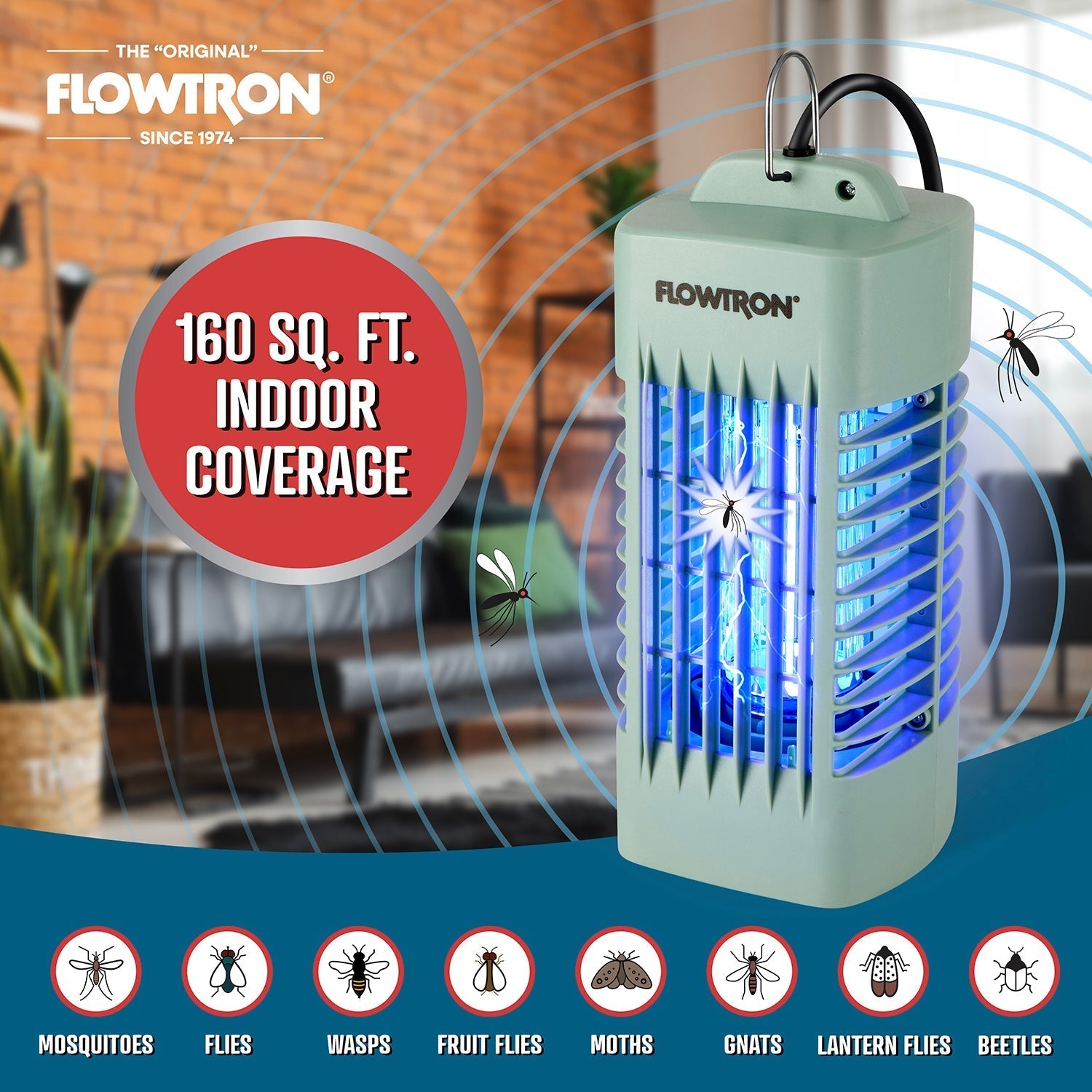 Flowtron Piccolo Insect Killer – Outdoor, Patio