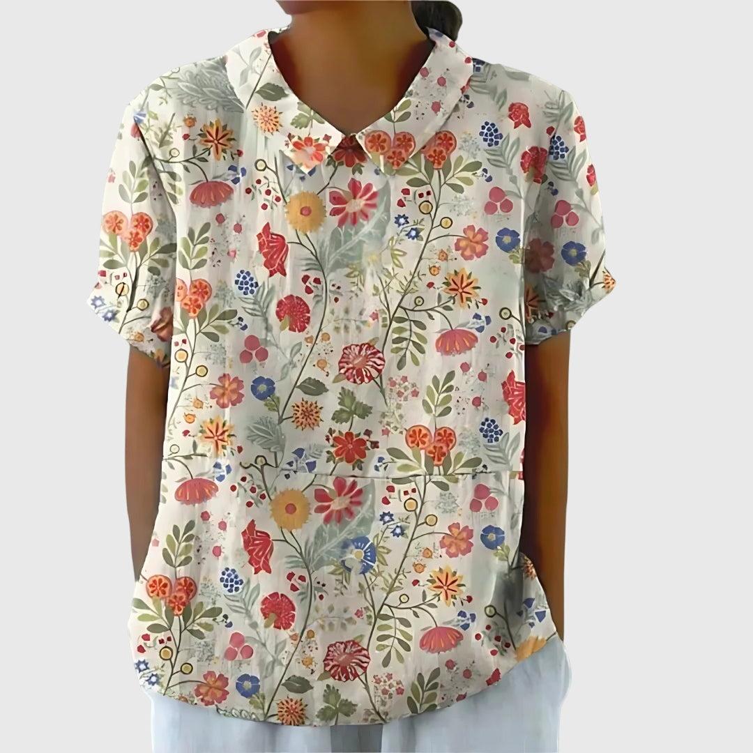 Floral Blouse for Women UK – Smart Casual Office Brunch Holiday Wear